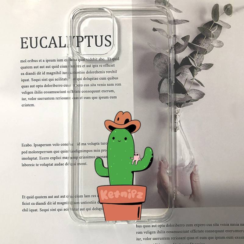 Pink Cartoon Funny big eyes ketnipz Phone Case for iPhone 11 12 13 mini pro XS MAX 8 7 6 6S Plus X 5S SE 2020 XR case