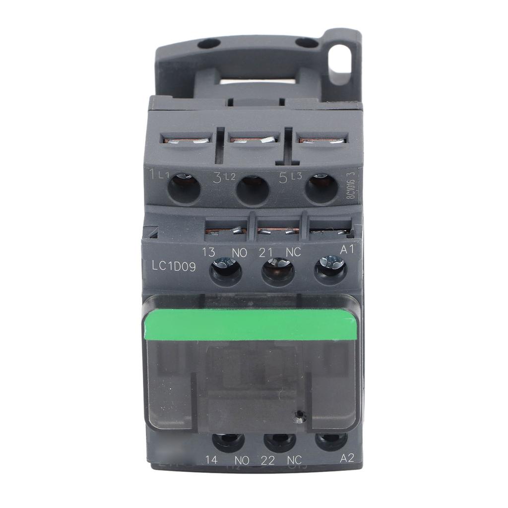 Low Voltage AC Contactor 1 Normally Open 1 Normally Closed LC1D09 Electronic Contactor 9A 380V Rated