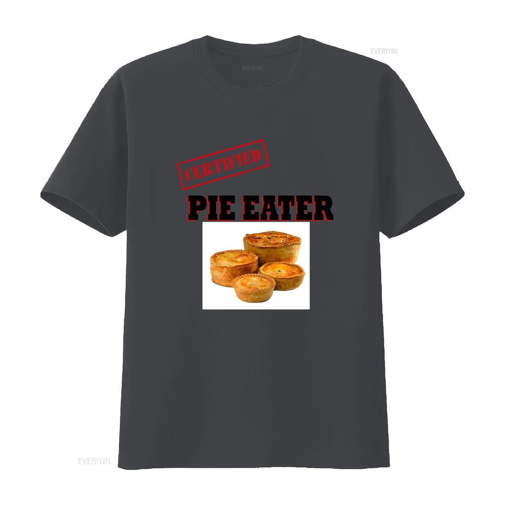 Certified Pie Eater T Shirt Wigan Lancashire Rugby Athletic Sizes S To Xxxl vintage Washed fashion streetwear Comfortable homme