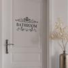Waterproof Bathroom Wall Sticker PVC Home Art Room Decor Wall Door Stickers Bathroom Decoration Decal Home Supplies