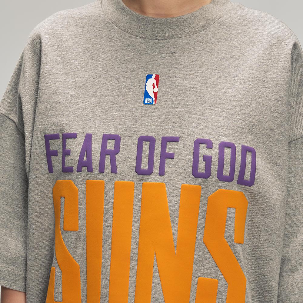 Fear of God Essentials Футболка Suns 90-х Темно-серый Мужские Топы Серый 125NB252025F
