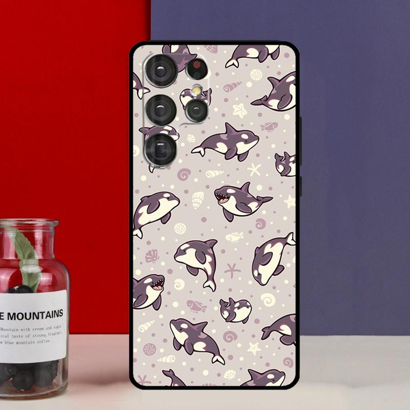 Кит-косатка Funda Чехол для Samsung Galaxy S25 Ultra S9 S10 S20 S21 FE S22 S23 Plus S24 Ultra Чехол для телефона