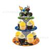 Monster Truck Party Decoration Disposable Tableware Plate Cup Napkins Truck Off road Vehicle Balloon Boy Birthday Party Supplies