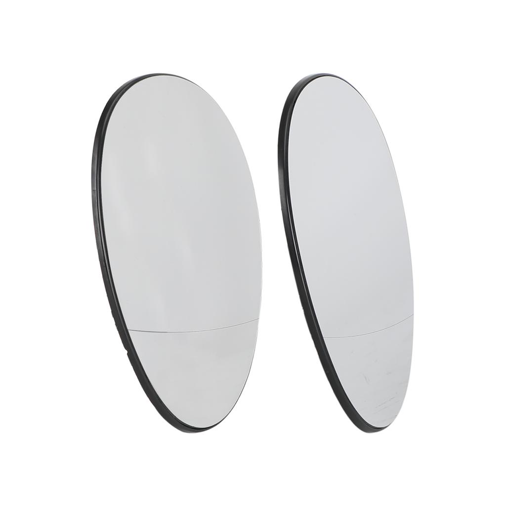 2 × Heated Side View Mirror Glass for BMW Mini Cooper 2007-2015