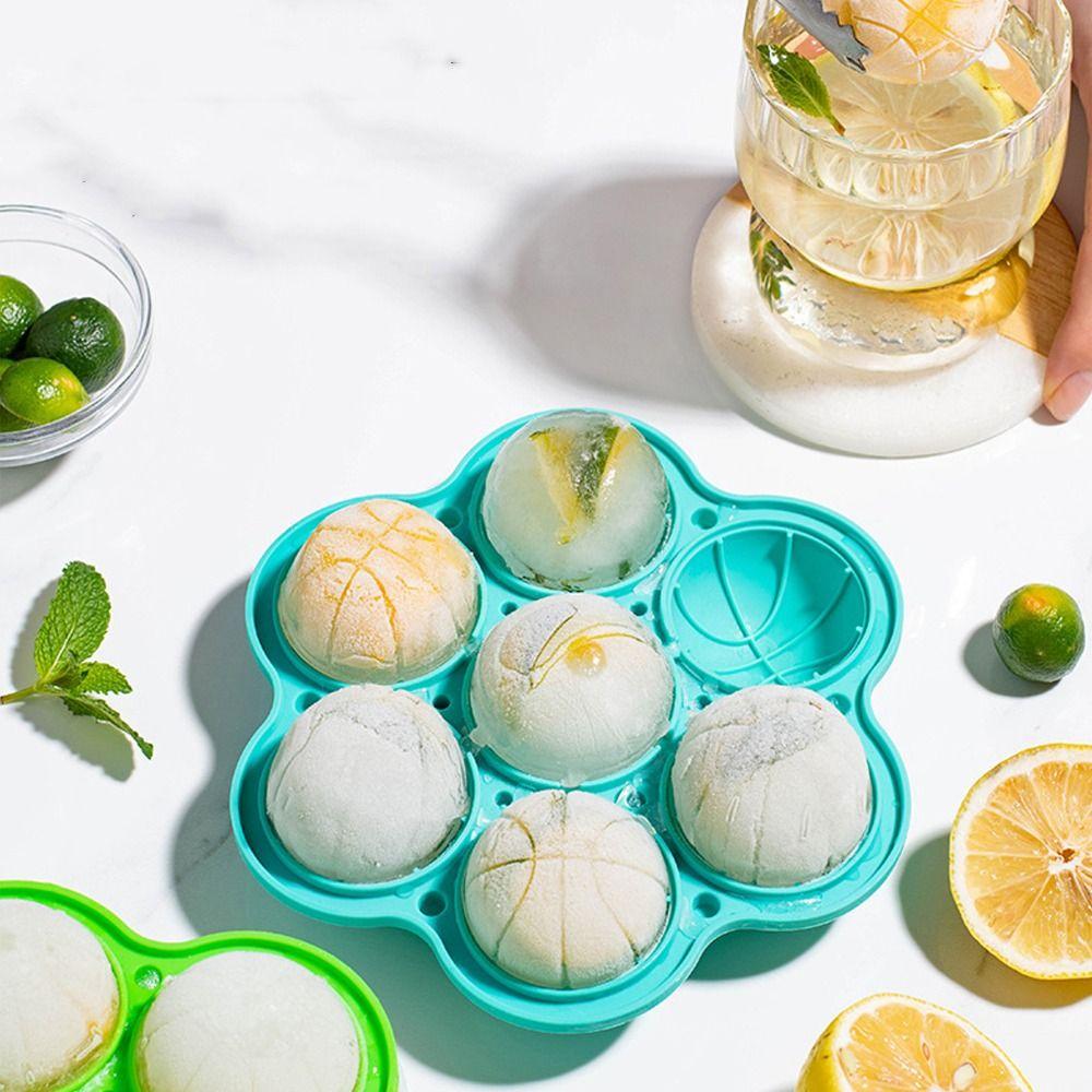 Circular Ice Hockey Mold Silicone Ball Ice Maker Frozen Ball Ware Ice Cube Mold Summer