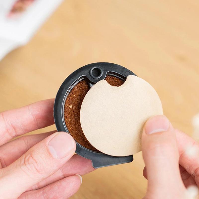 20/50 шт. одноразовая бумажная фильтровальная бумага многоразовые капсулы для кофе Tassimo/Nespresso