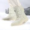 Winter Women Ankle Boots Keep Warm Women's Snow Boots Outdoor Slip On Platform Women's Hiking Boots Thickened Plush Women Boots