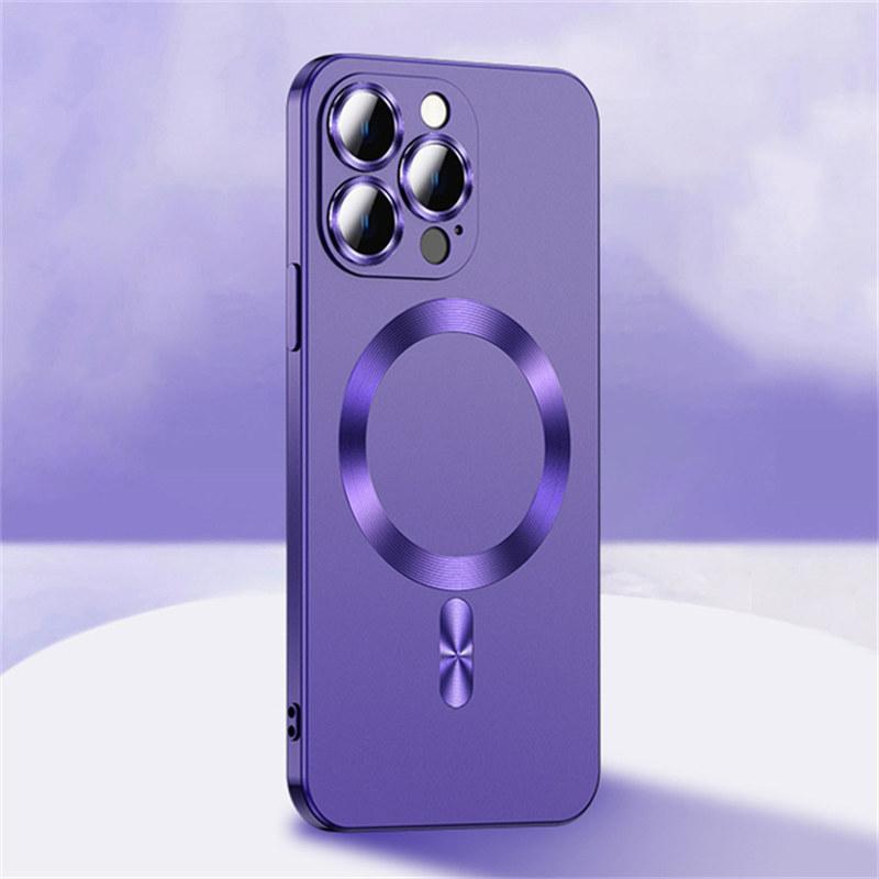 Силиконовый чехол с покрытием Magsafe для беспроводной зарядки iPhone 15 14 13 12 11 Pro Max Plus 14Pro iPhone14 с защитной крышкой для объектива