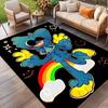 Huggy Wuggy Print Rug, Washable Floor Carpet, For Entryway Dorm Laundry Room Office Study, Home Decor Birthday Christmas Gift