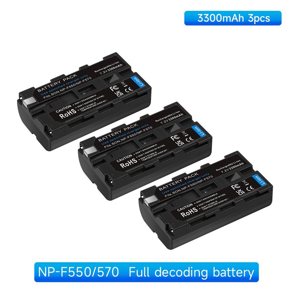 NPF550 NPF570 NPF970 NP F550 F570 F330 NP F970 F770 F960 Аккумулятор для камеры 3300 мАч для аккумуляторов Sony CCD-SC55 TR516 TR716 TR818