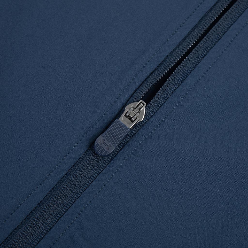 Under Armour Футбольная тканая куртка с длинным рукавом и логотипом, унисекс, куртки, академический синий 21600411-408