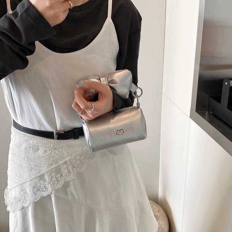 Милая детская сумка с бантом-бабочкой Стильная и легкая Унисекс сумка-тоут и кроссбоди для школы