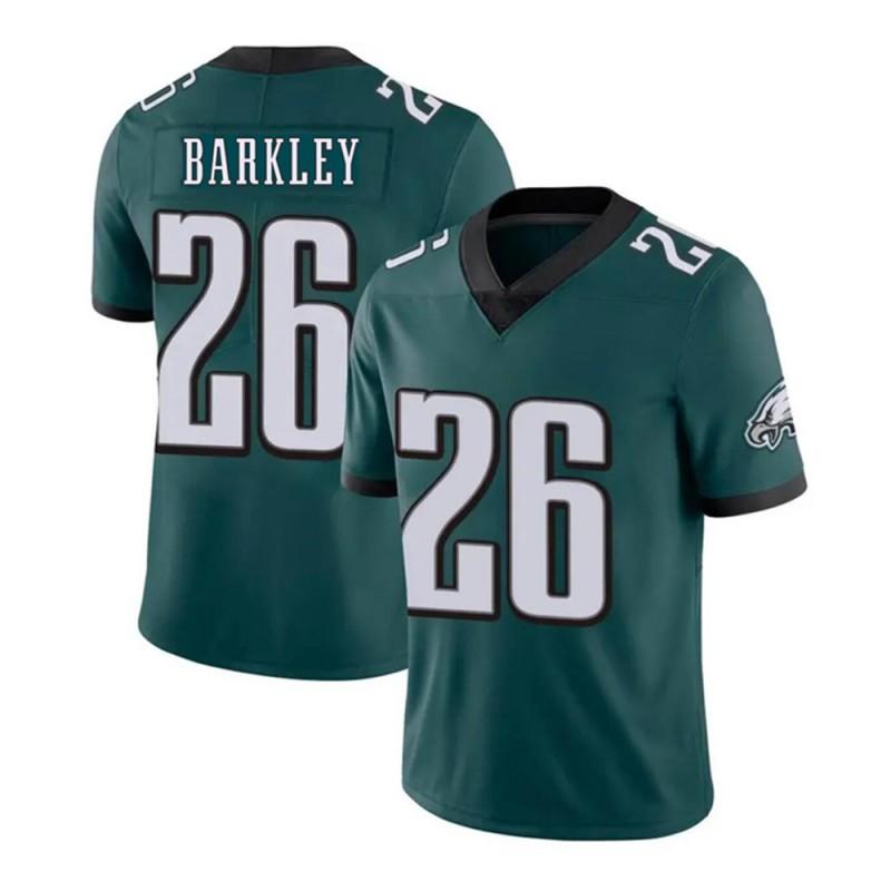 Philadelphia Eagles Jersey Jalen Hurts Saquon Barkley NFL Football Stitched Sports Shirt Men S-XXXL