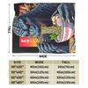 Warm Blanket Decorative Funny Godzilla Throw Blanket  Flannel Bedspread For Couch Chair Sofa Bed Novelty Sofa Bed Cover