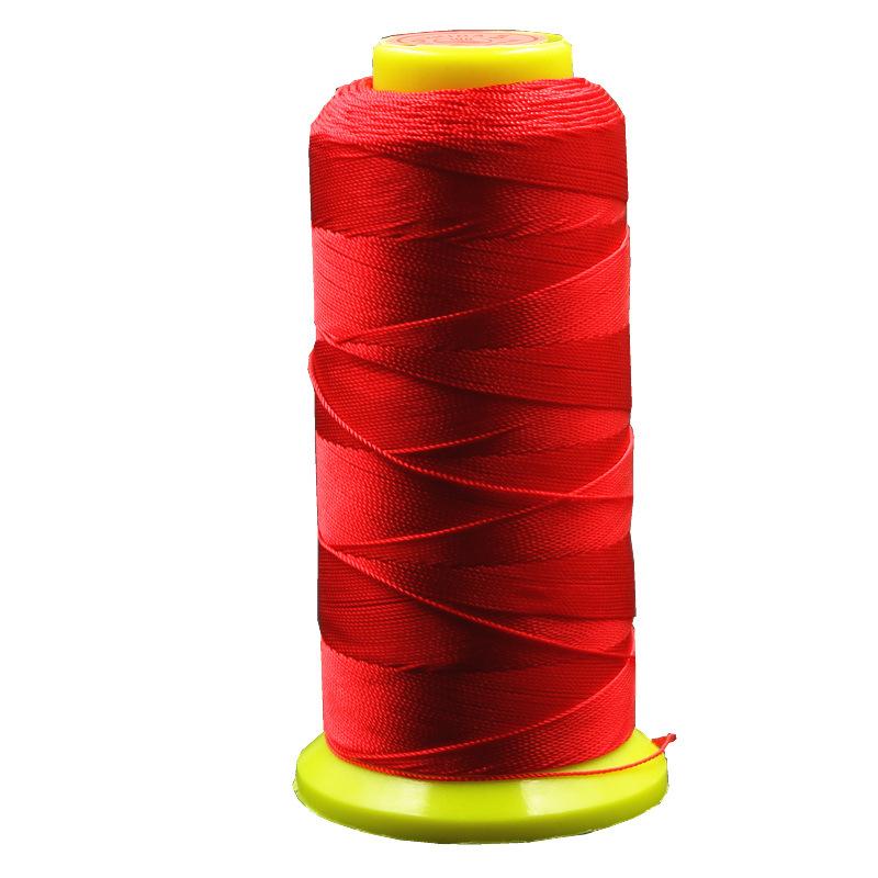 Ожерелье ручной работы из плетёного шнура, нити и бусин, 3/6/9/12/15 нитей, плетёный нейлоновый шнур, бахрома из красного шнура