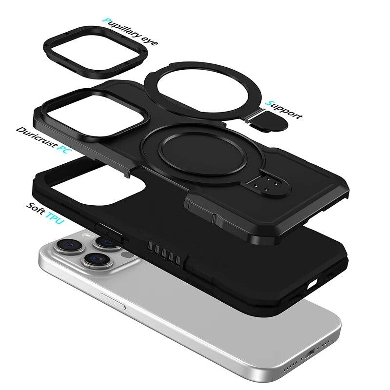 Чехлы для телефонов iPhone 11 Pro Max с кольцевым держателем-подставкой, противоударный защитный чехол для iPhone 7 8 14 15 Plus XS XR 13 14 15 Pro Max