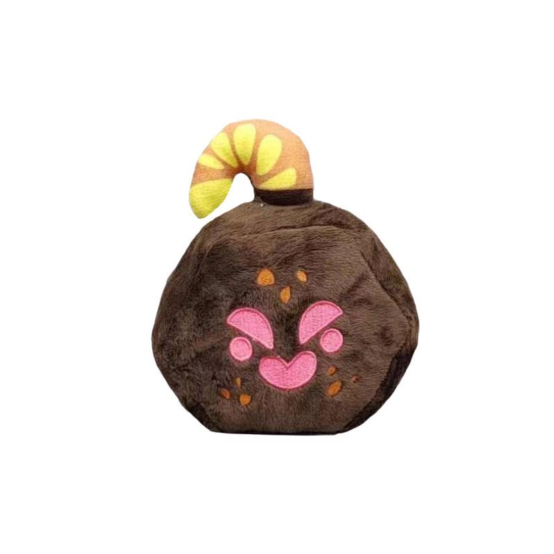 Плюшевая игрушка из аниме-игры Blox Fruits, Фруктовый леопардовый узор, Коробка с плюшевыми игрушками, 11-15 см, Мягкая набивная фруктовая игрушка, Рождественский подарок для детей