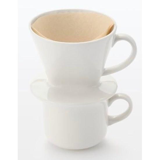 Muji Coffee Filters 60 sheets x 2 pack Total 120 Cone shape Includes flushable tissue (2)