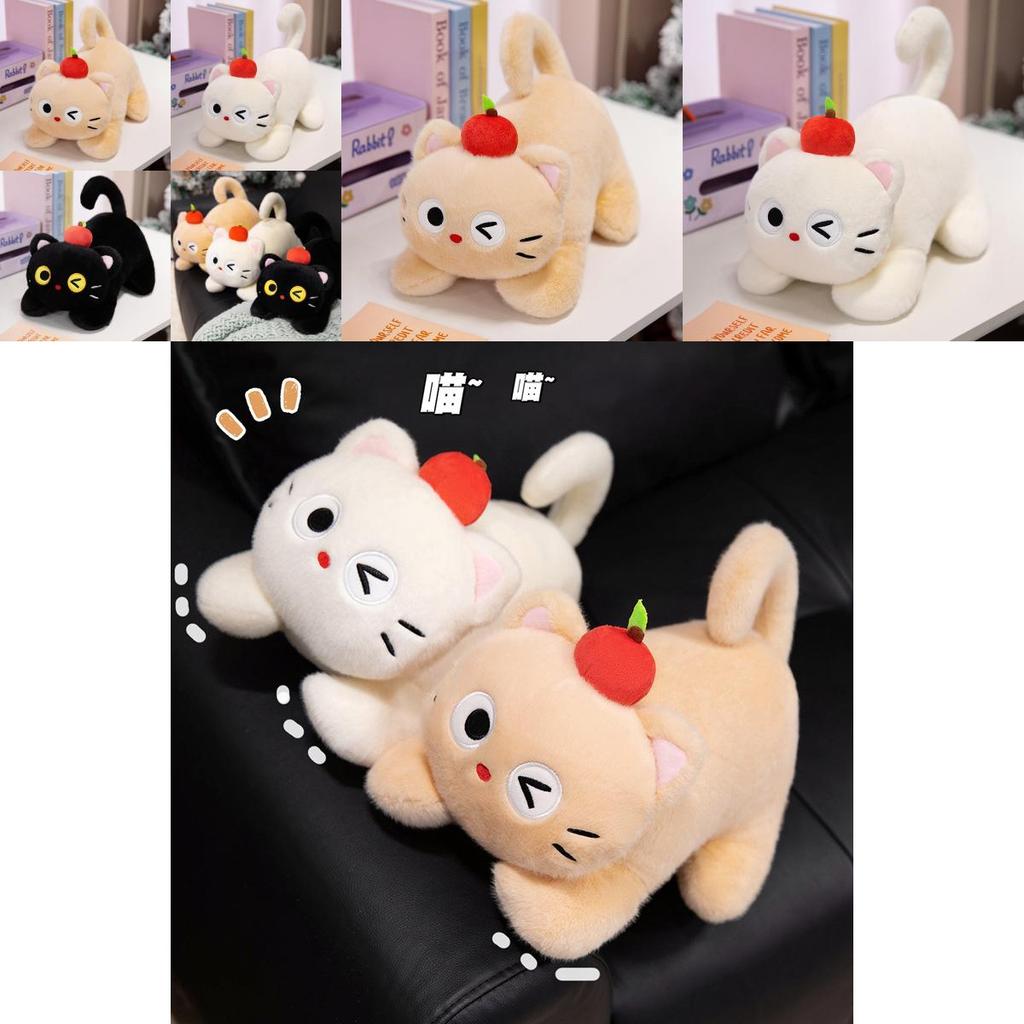 Плюшевая игрушка Apple Cat с набивкой из ПП хлопка для детей и подарков