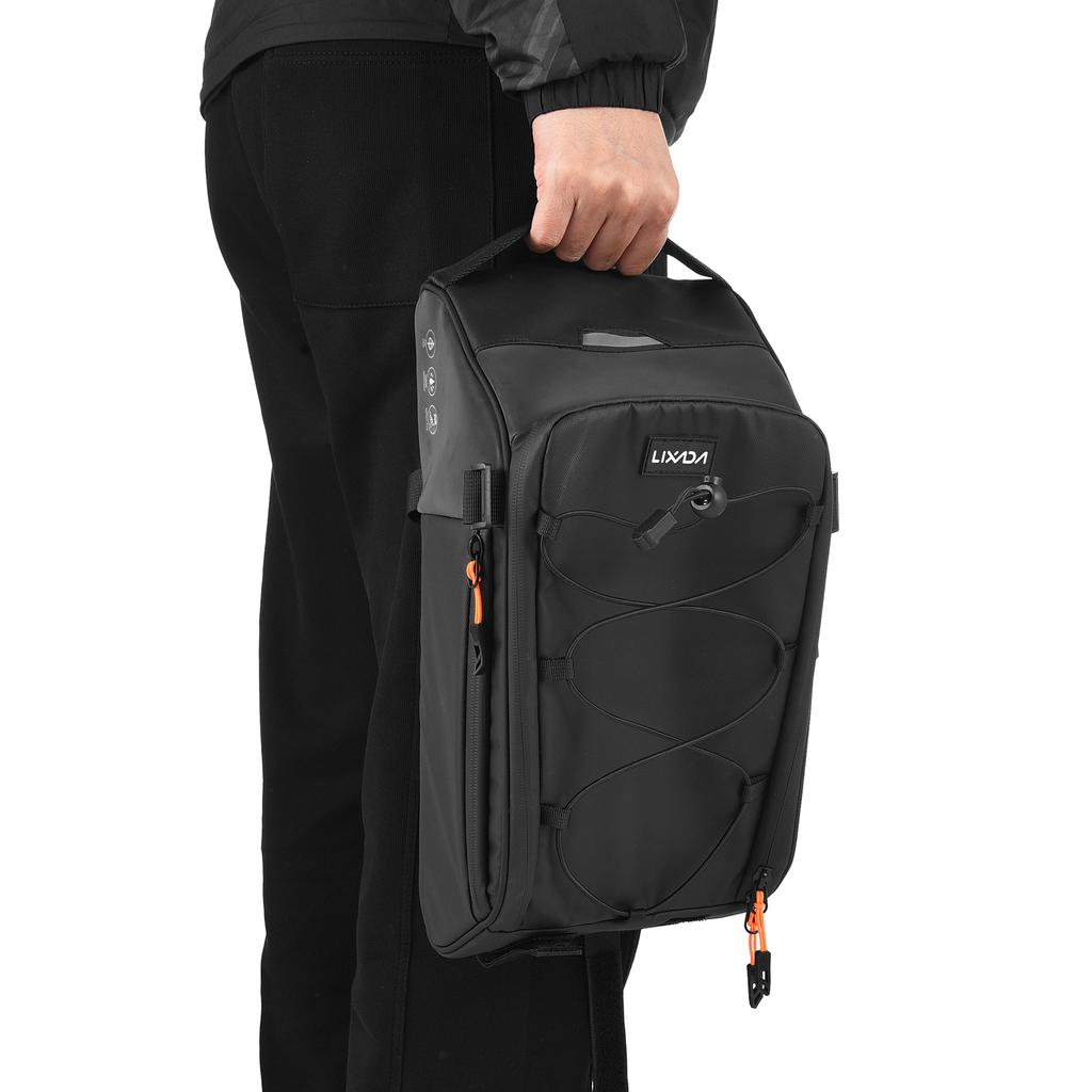 Сумка для велосипеда 3-в-1 Светоотражающая сумка для седла велосипеда Водонепроницаемая сумка для задней стойки велосипеда с плечевым ремнем