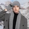 Knitted Hat Scarf Gloves Three Piece Set Winter Unisex Cold Resistant and Warm Scarf Three Piece Set