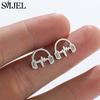 2026 Stainless Steel Geometric Stud Earrings for Women Star Sun Moon Earings Fashion Jewelry Angel Wing Ghost Ear Pendientes