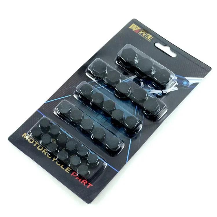 30 шт. набор крышек для винтов мотоцикла, головка винта скутера, гайка, болт, крышка, украшение, аксессуары для модификации мотоцикла