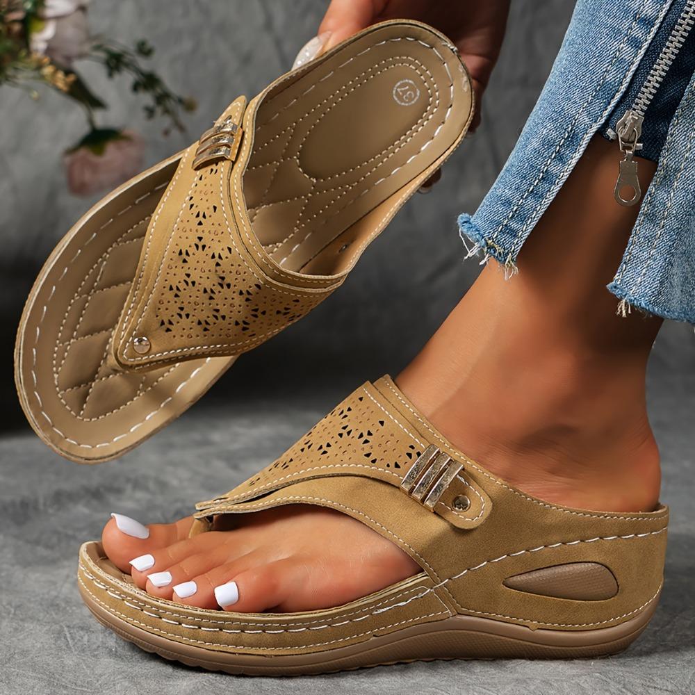 Elegant Women's Slipper Sandals - Purple Faux Over Gold Bead Embellishment, Comfortable Mid Heel, Round Toe Design, Easy To Slip On