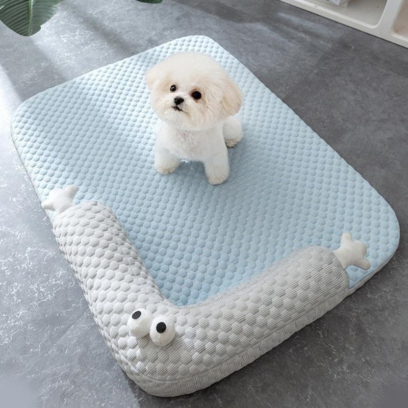 Summer Cooling Mat Sleeping Pad Pet Bed Mats Breathable And Absorbent Suitable For Small And Medium-Sized Cats And Dogs