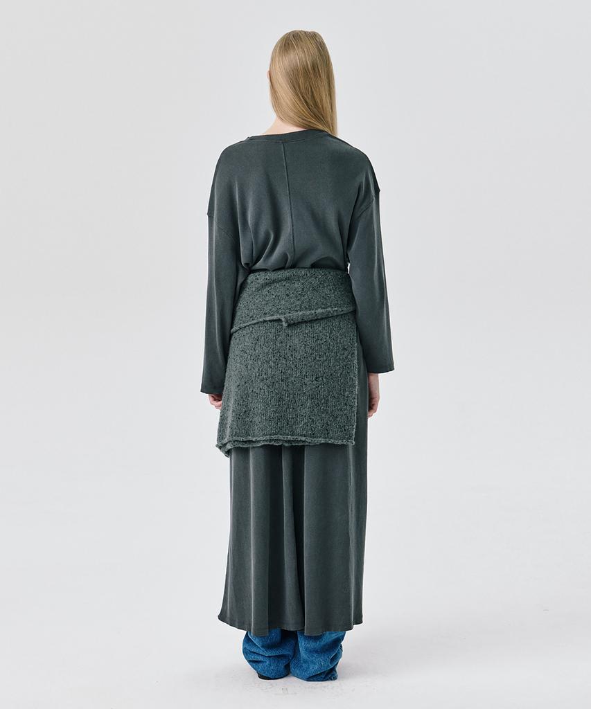 Bundercammer 25 Jersey Long Dress_Dark Grey
