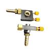 Switching Valve Gas Tank Adapter Brass Switching Valve Adapter  For LPG Cylinder