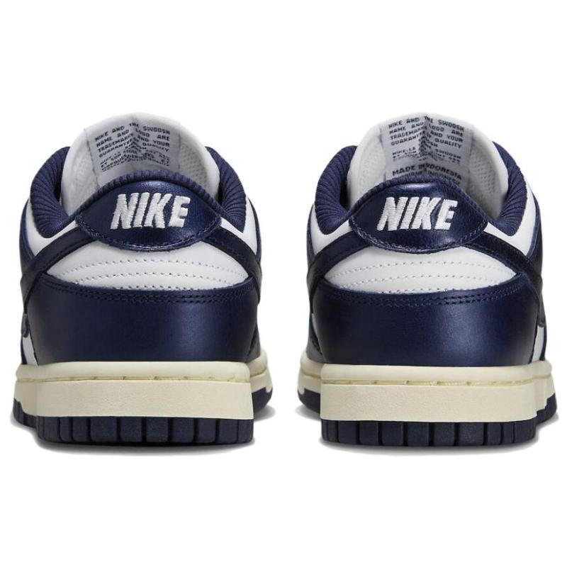 Nike Женские кроссовки для скейтбординга Dunk Low 'Midnight Navy White' FN7197-100