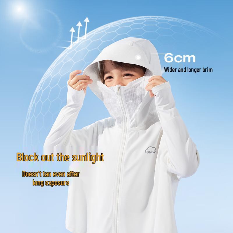 JELLYBABY Kids' UPF50+ Cool Dry Sun Protection Hoodie