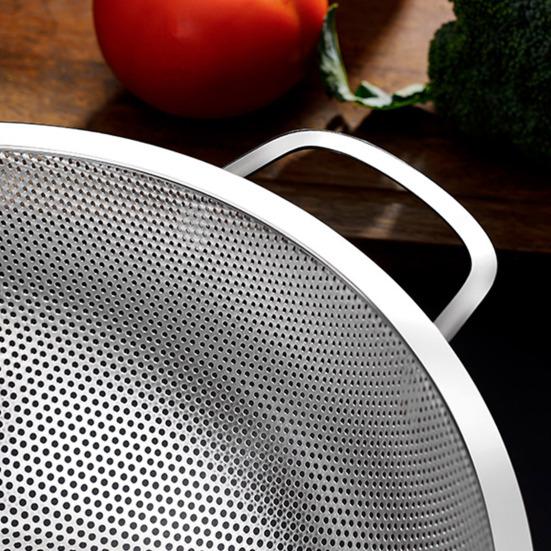 Дуршлаг для кухни, корзина с двумя ушами, большая емкость, пищевой, без BPA, можно мыть в посудомоечной машине, устойчивый к ржавчине, сито для фруктов и овощей