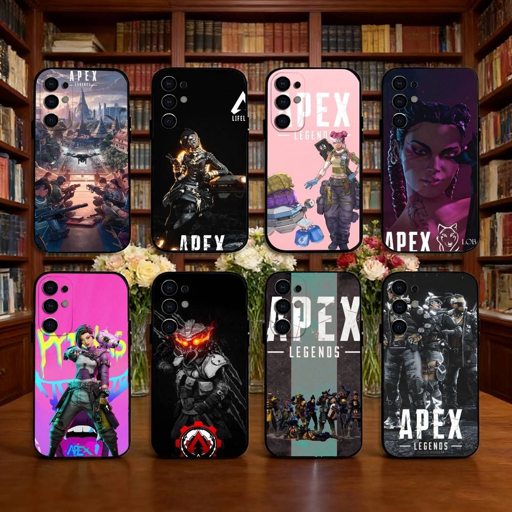 Apex Legends Phone Case For Samsung S25,S24,S21,S22,S23,S30,Ultra,S20,Plus,Fe,Soft Silicone Black Cover
