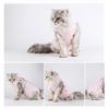 Cat Recovery Suit Breathable Kitten Onesie Bodysuit for Cats After Surgery Spay Abdominal Wounds Skin Diseases