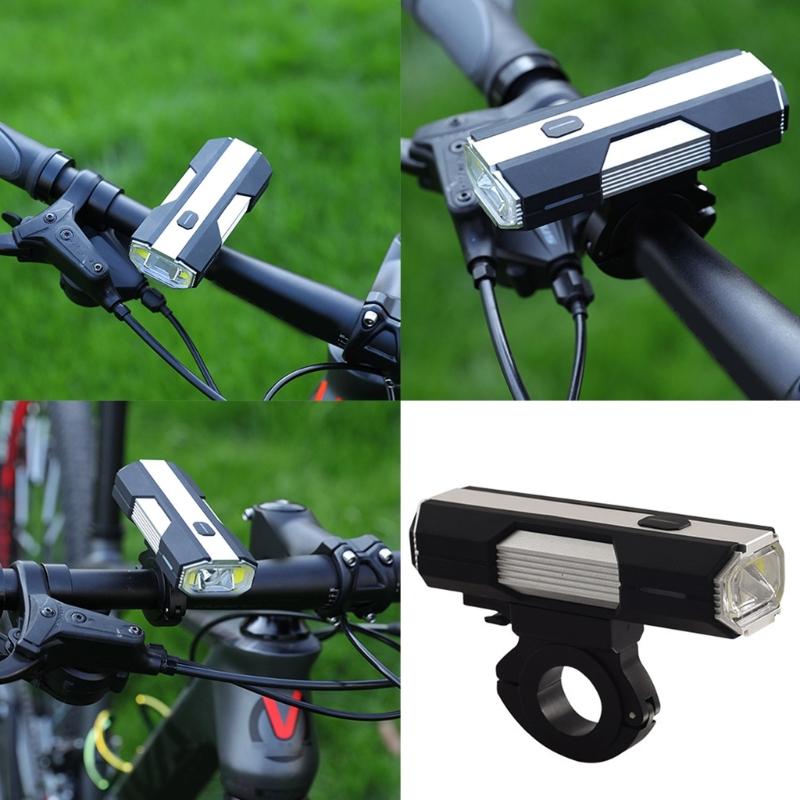 Яркий светодиодный перезаряжаемый велосипедный фонарь 6 режимов света Водонепроницаемый Фонарь для дорожных велосипедов Передняя фара Легко установить