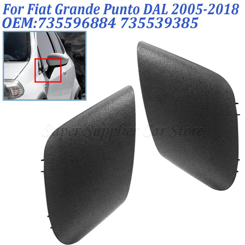 For Fiat Grand Punto EVO DAL Car Door Mirror Rear View Mirror Side Cap Screw Cap Cover Trim Left or Right 735596884 735596883