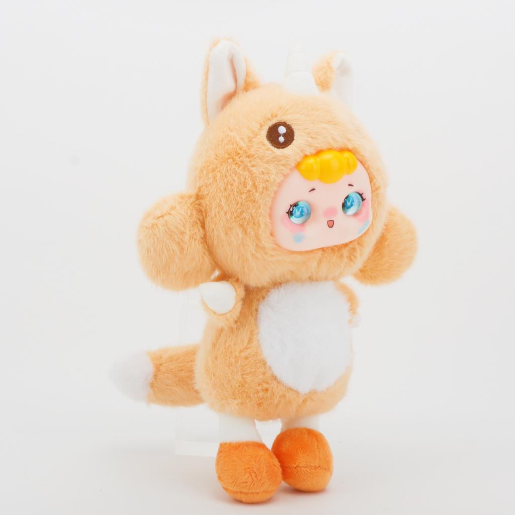 28Cm Cute Soft Unicorn Plush Toy Vinyl Stuffed Animal Unicorn Magical Creature Gift For Animal Enthusiasts Kids Hang Bag