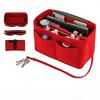 New Women Make Up Organizer Felt Insert Bag for Handbag Travel Inner Purse Portable Cosmetic Bags Fit Various Bags