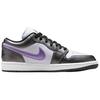 Jordan Air Jordan 1 Нескользящие Износостойкие Низкие Винтажные Баскетбольные Кроссовки Женские Фиолетовые Черные Jordan HJ5910-105