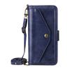 For Samsung Galaxy A25 5G (Global) (161.0mm) Leather Case Magnetic Closure Wallet Stand Phone Cover with Crossbody Strap