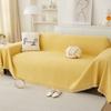 Sofa Cover Cloth for All Seasons, New Waterproof Urine Barrier Non-stick Wool Full Cover Sofa Towel High-grade Cream Series