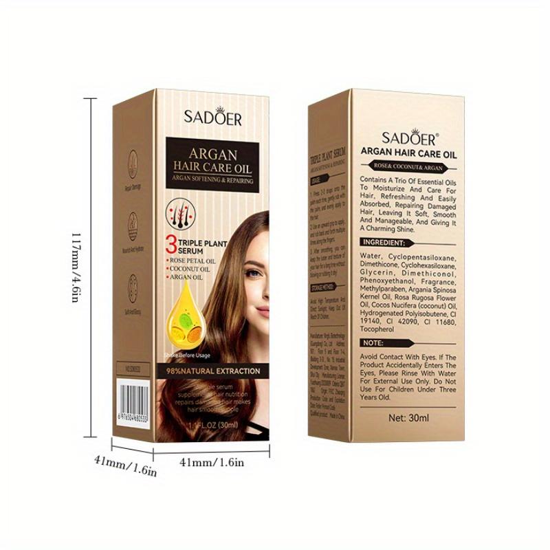 30 мл эфирного масла Moroccan Multi-Pure Hair Care, восстанавливает и питает волосы, улучшает состояние секущихся кончиков и предотвращает выпадение волос