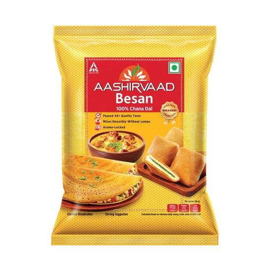 Aashirvaad, 100% Bikaneri Chana Dal Besan, 500 G