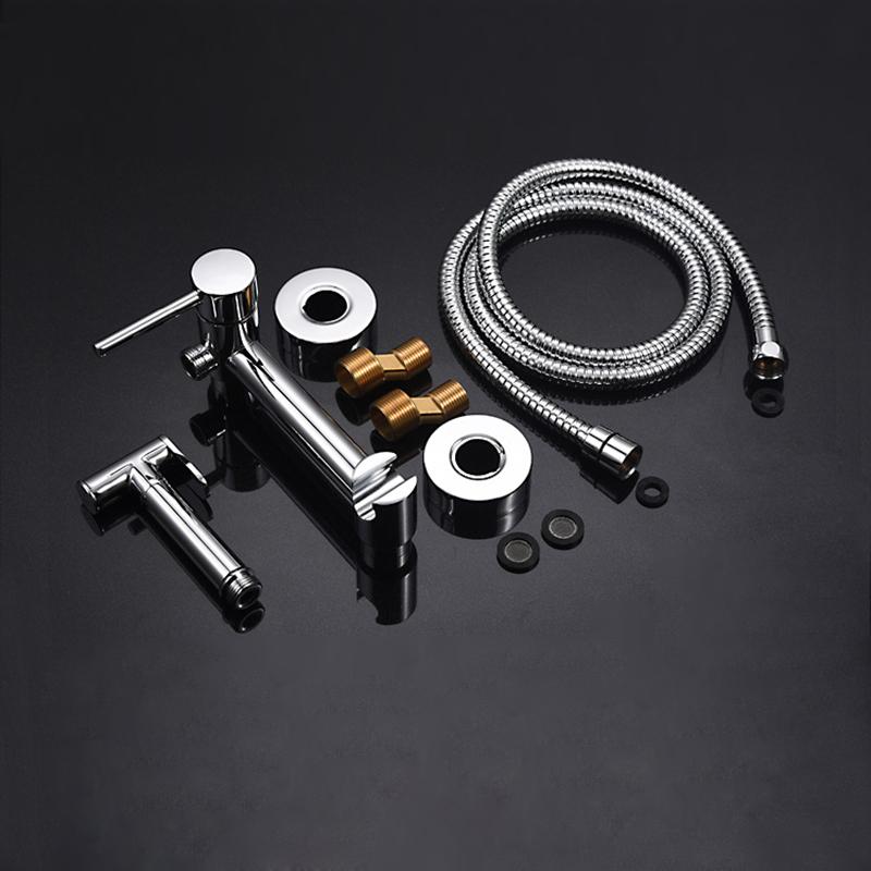 Биде BAKALA квадратный латунный хромированный биде унитаз смеситель для душа портативный распылитель набор кран для горячей и холодной воды гигиенический душ