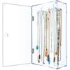 Подставка для ожерелий, прозрачный органайзер для ожерелий с 24 крючками