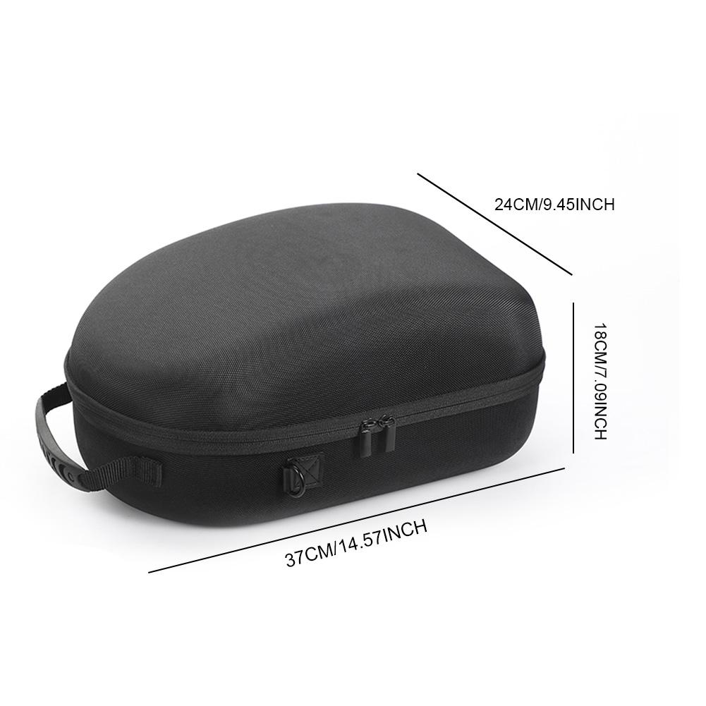 Carrying Case Len Cover Shockproof Portable Hard Travel Bag Cable Tie with Shoulder Strap for Meta Quest 3 VR Headset Controller