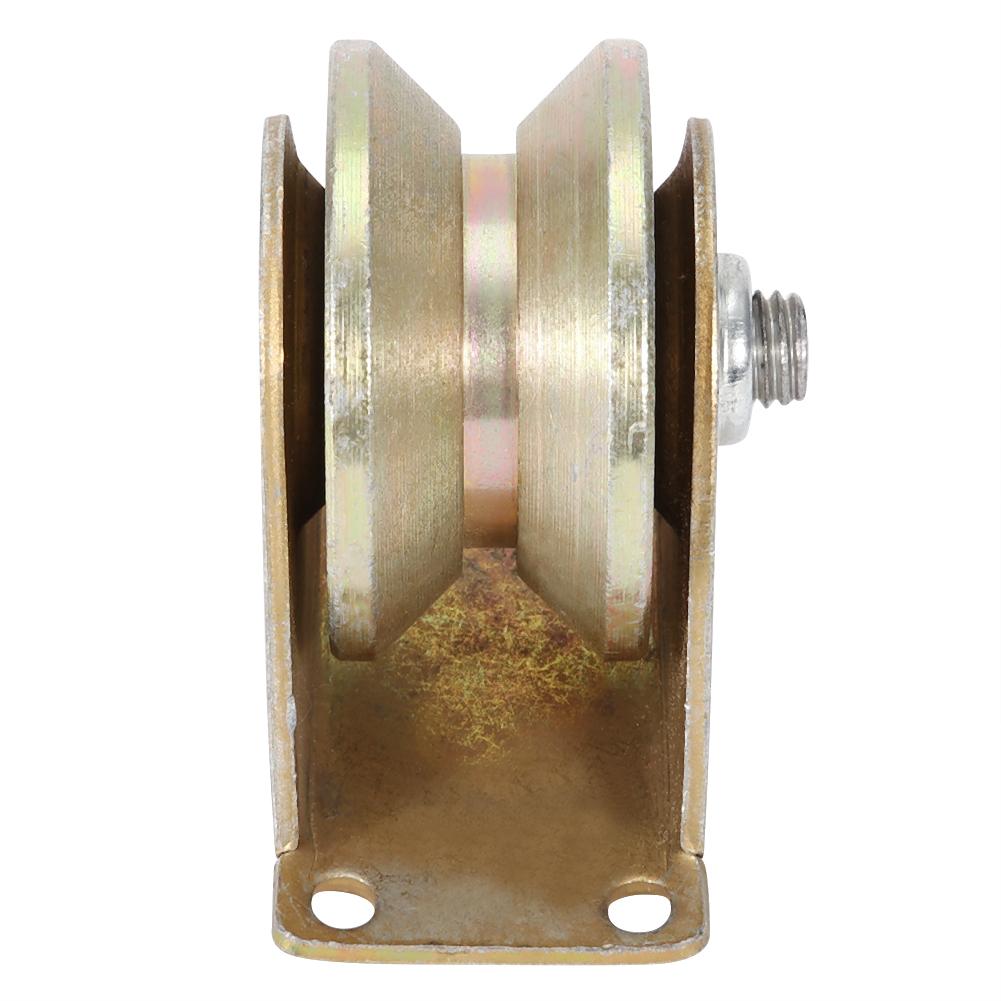 2 шт., диаметр 60 мм, ролик для раздвижных ворот, стальная V-образная дорожка для раздвижных дверей