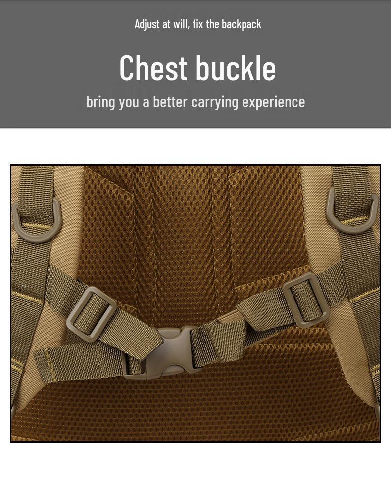 Cross-Border Outdoor Multifunctional Tactical Backpack - Large Capacity, Breathable, and Durable for Mountaineering